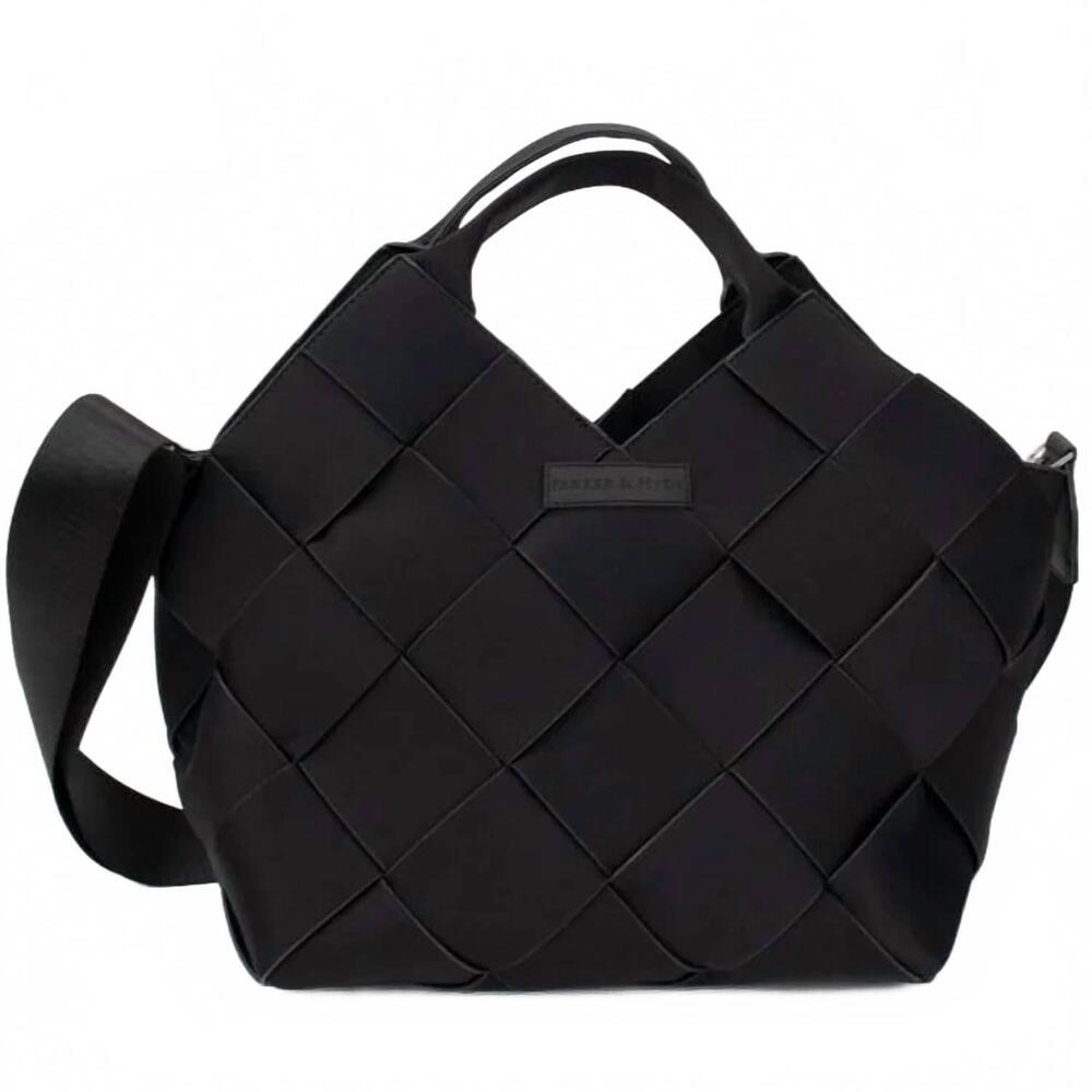 NEW PARKER AND HYDE the dallas classic tote in jet black